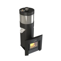 Дровяная банная печь Grill'D Aurora 160А Trio Window (дверца со стеклом)