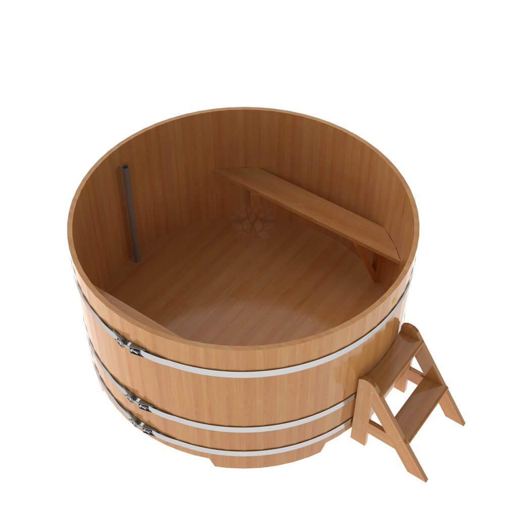 Купель круглая BentWood D=1,80 лиственница натуральная премиум